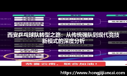 西安乒乓球队转型之路：从传统强队到现代竞技新模式的深度分析